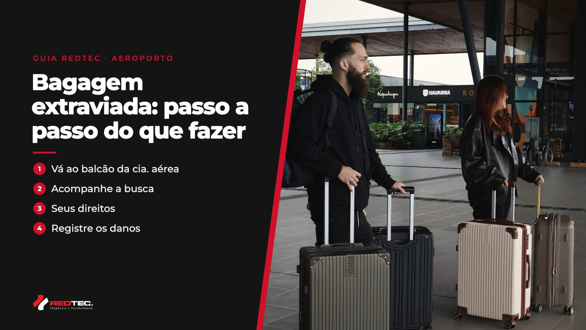 Bagagem extraviada: passo a passo do que fazer