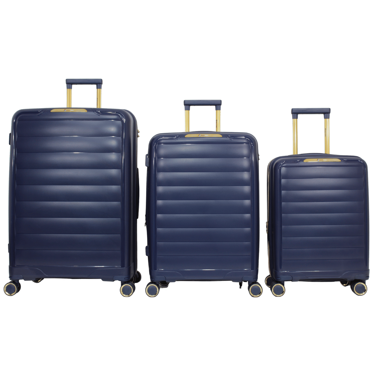 P9 MALAS DUBAI EXPANSÍVEL POLIPROPILENO KIT 3 P/M/G - AZUL MARINHO