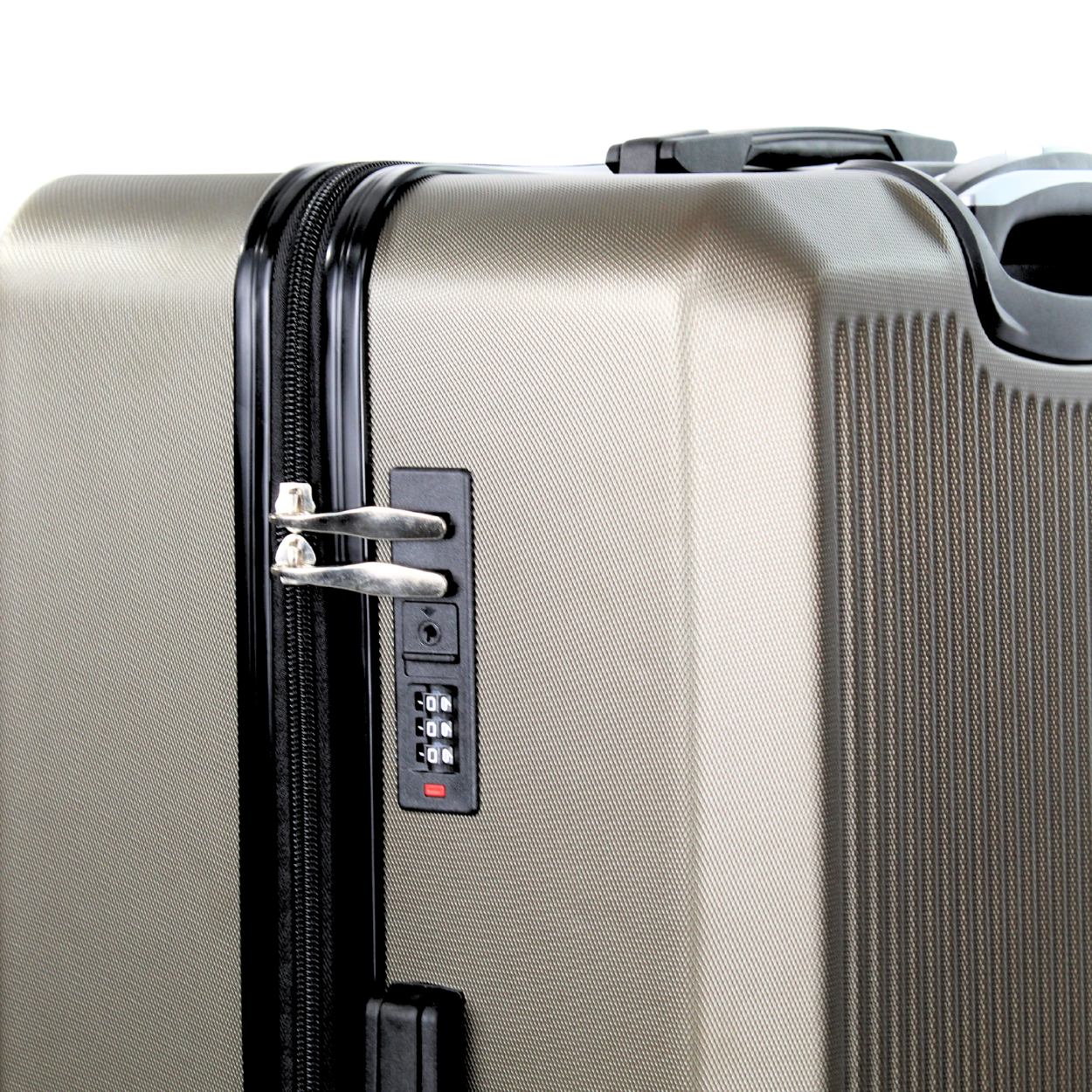 Kit 3 Malas de Viagem ABS Rígido Tóquio, Bordo 10kg, Média 23kg e Grande 32kg