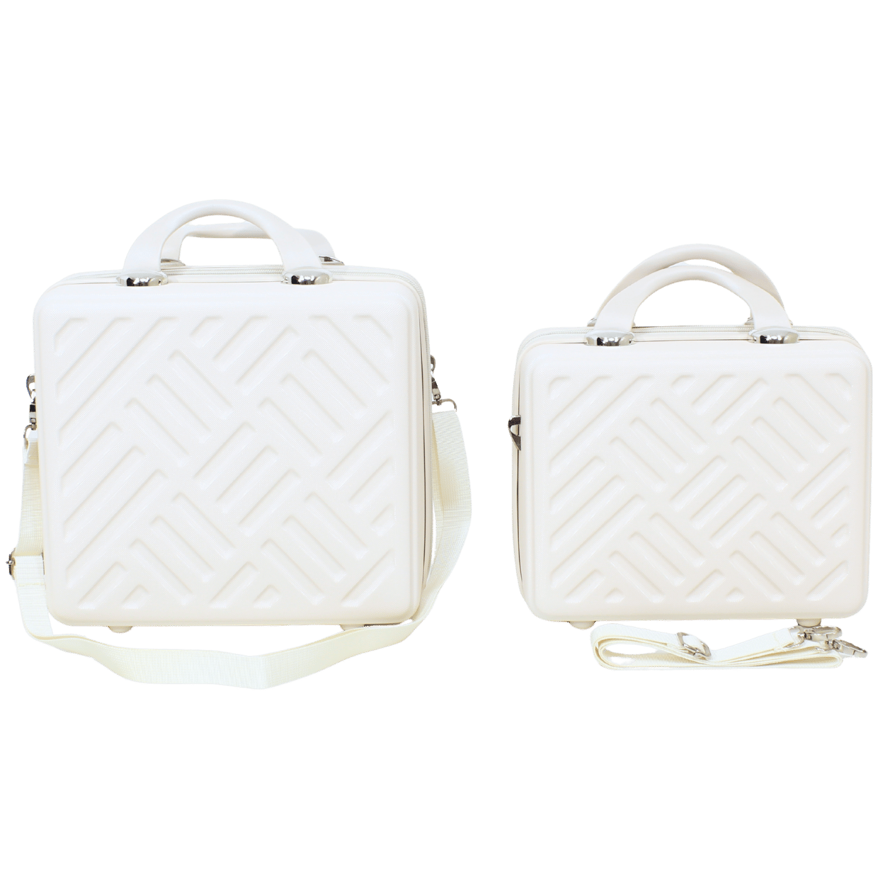 Kit 2 Malas Modelo Califórnia Expansível Antifurto (10kg e 23kg) Material ABS e Duas Frasqueiras