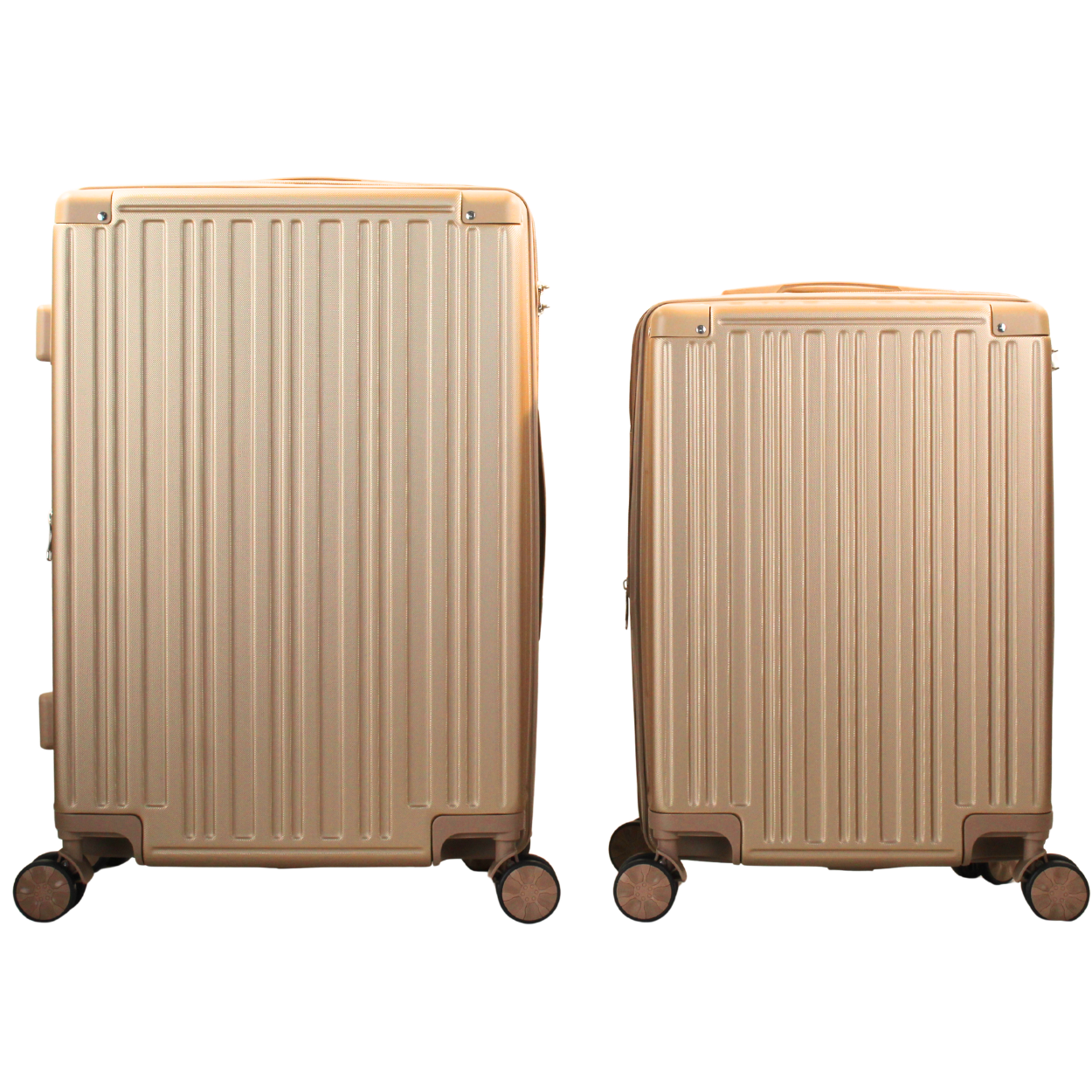 Kit com 2 Malas de Viagem Barcelona Expansíveis em ABS, 10 kg e 23 kg