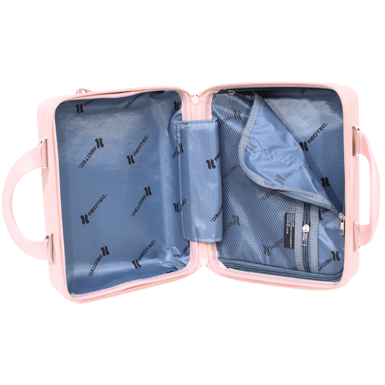 Kit 2 Frasqueiras Modelo Califórnia (14 e 16 Polegadas) - Material ABS - COR Rosa