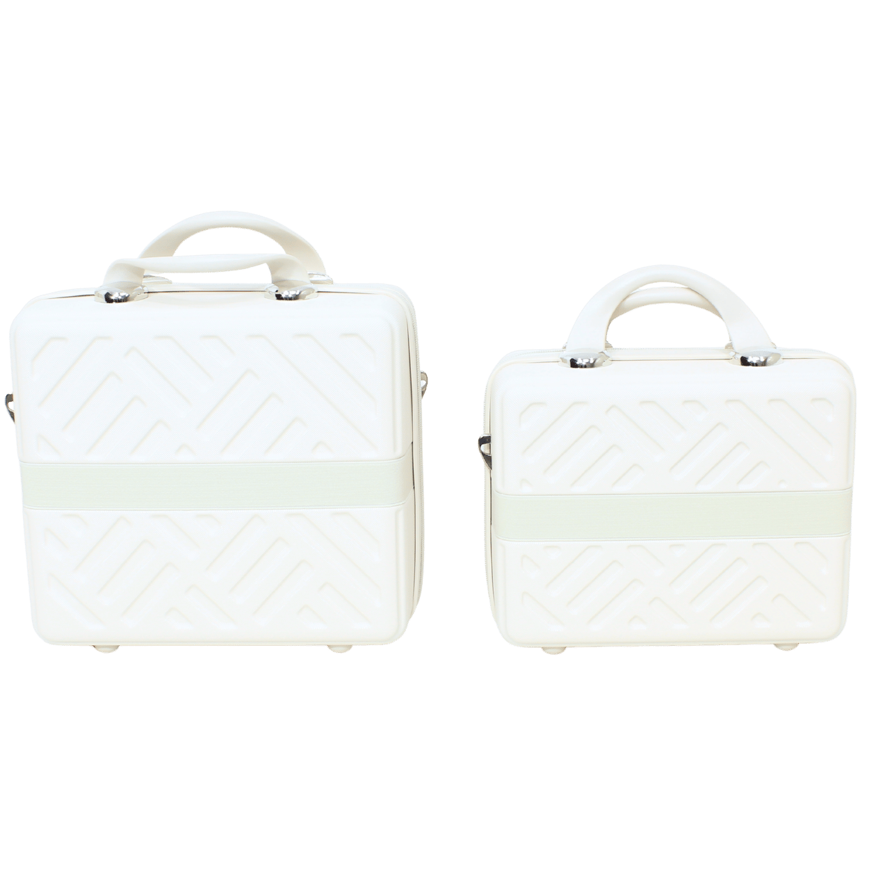 Kit 2 Malas Modelo Califórnia Expansível Antifurto (10kg e 23kg) Material ABS e Duas Frasqueiras