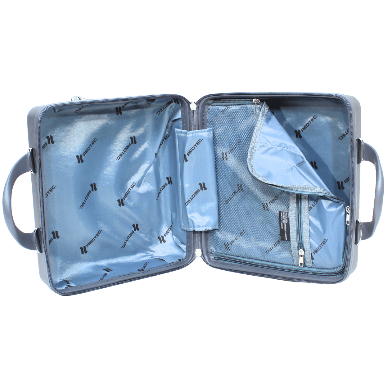 Kit 2 Frasqueiras Modelo Califórnia (14 e 16 Polegadas) - Material ABS - COR Cinza