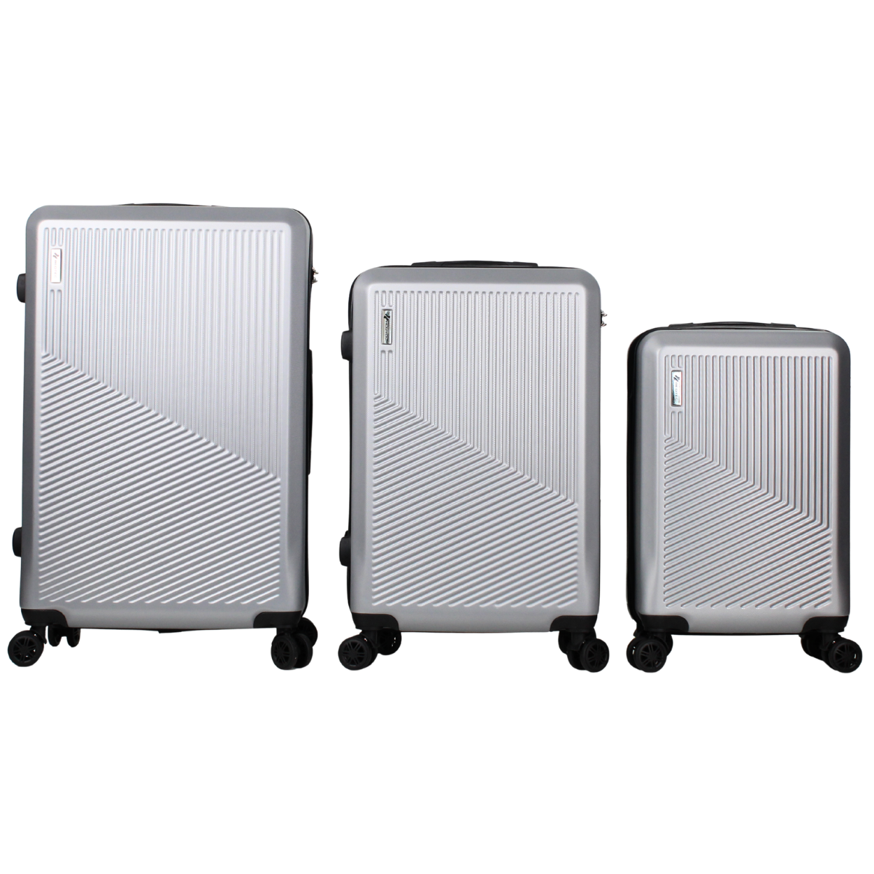 Kit 3 Malas de Viagem ABS Rígido Tóquio, Bordo 10kg, Média 23kg e Grande 32kg