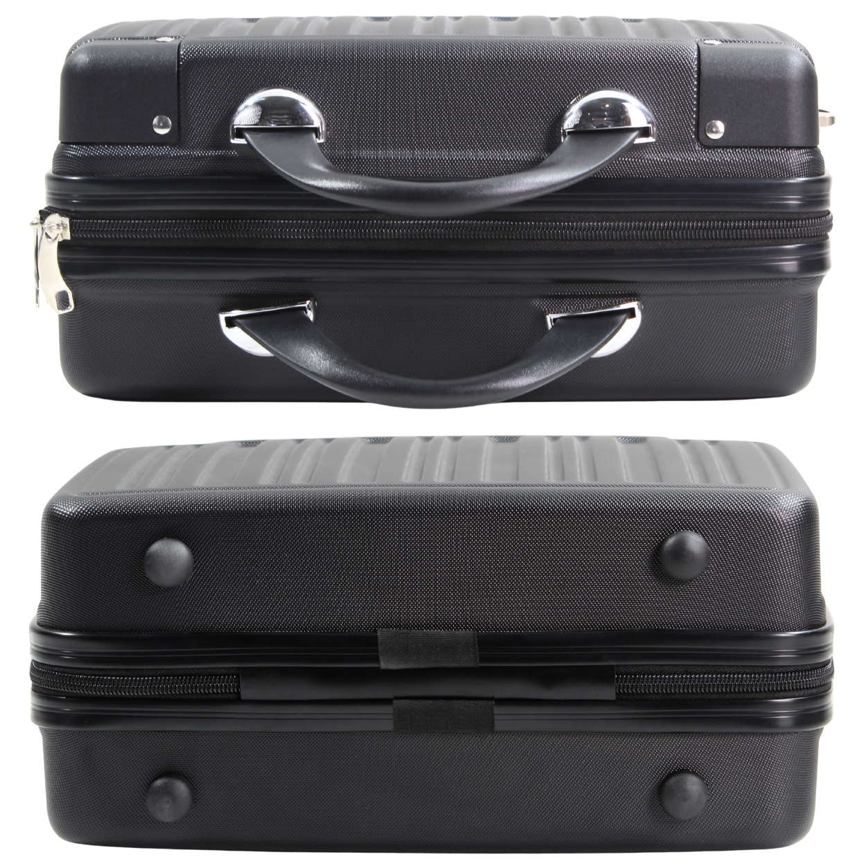 Kit 4 Peças de Malas de Viagem Barcelona em ABS: 2 Malas + 2 Frasqueiras