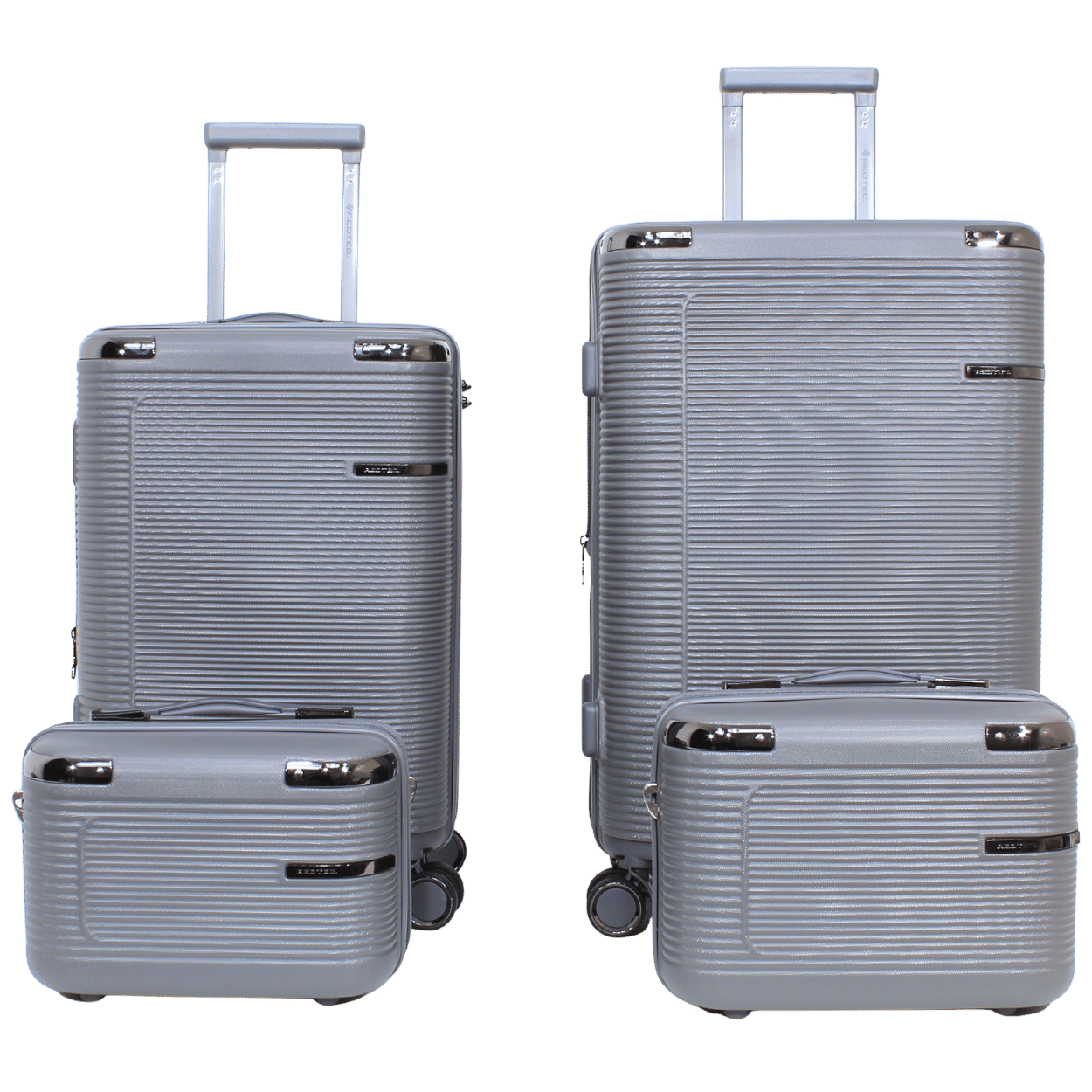 Kit 2 Malas Modelo Madri 10kg e 23kg e Duas Frasqueiras - Material ABS