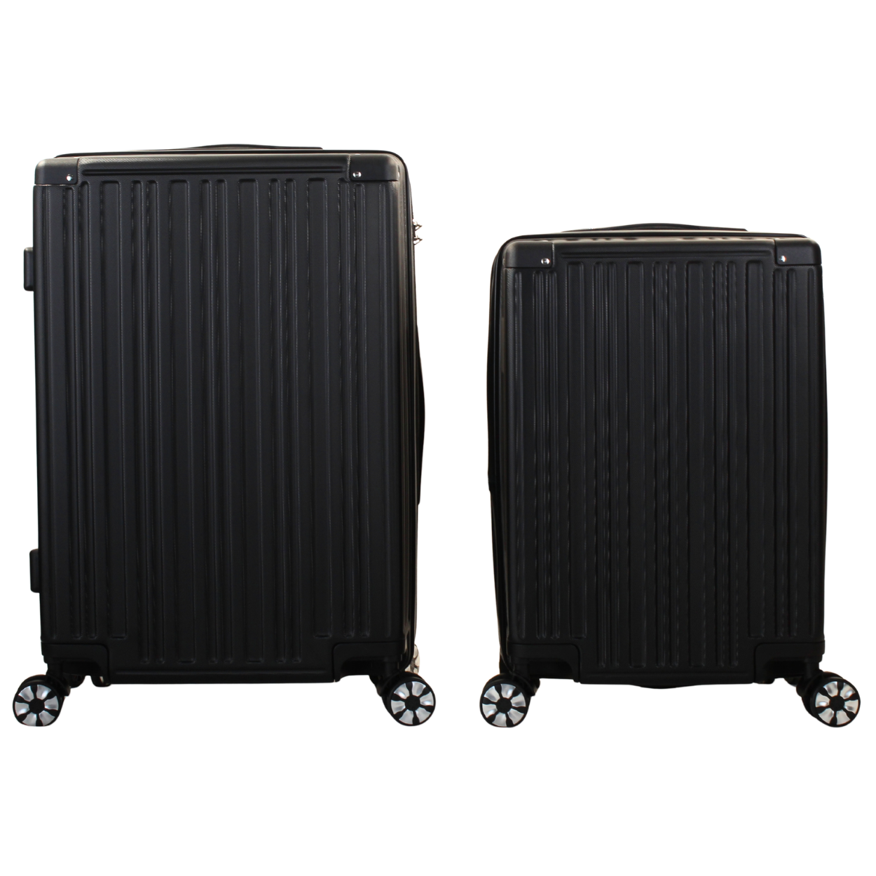 Kit com 2 Malas de Viagem Barcelona Expansíveis em ABS, 10 kg e 23 kg