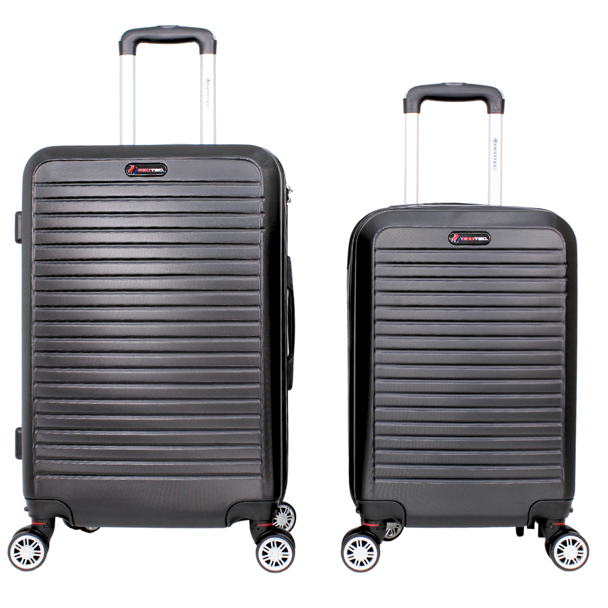 Kit 2 Malas Modelo Cuba 10kg e 23kg - Material ABS - COR Preto