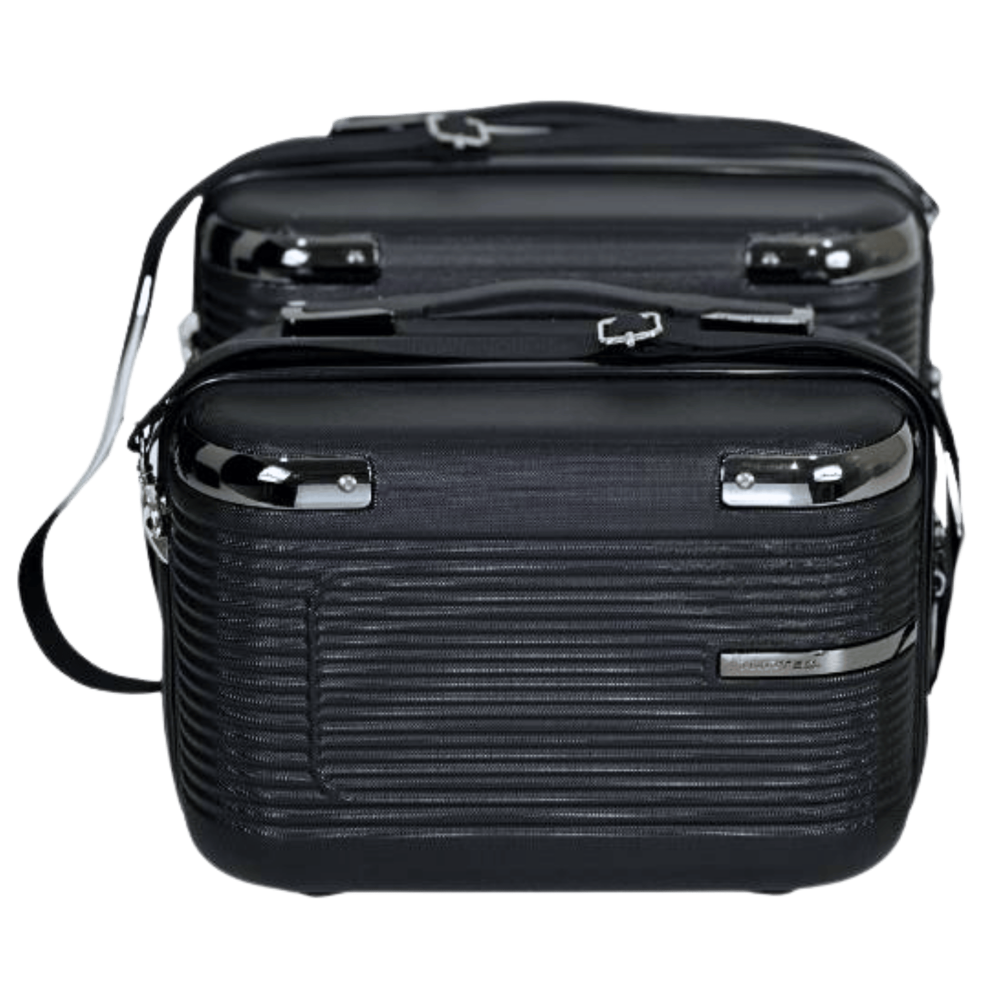 Kit 2 Frasqueiras Madri (12 e 14 Polegadas) - Material ABS - COR Preto
