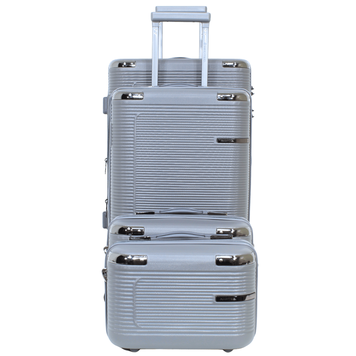 Kit 2 Malas Modelo Madri 10kg e 23kg e Duas Frasqueiras - Material ABS