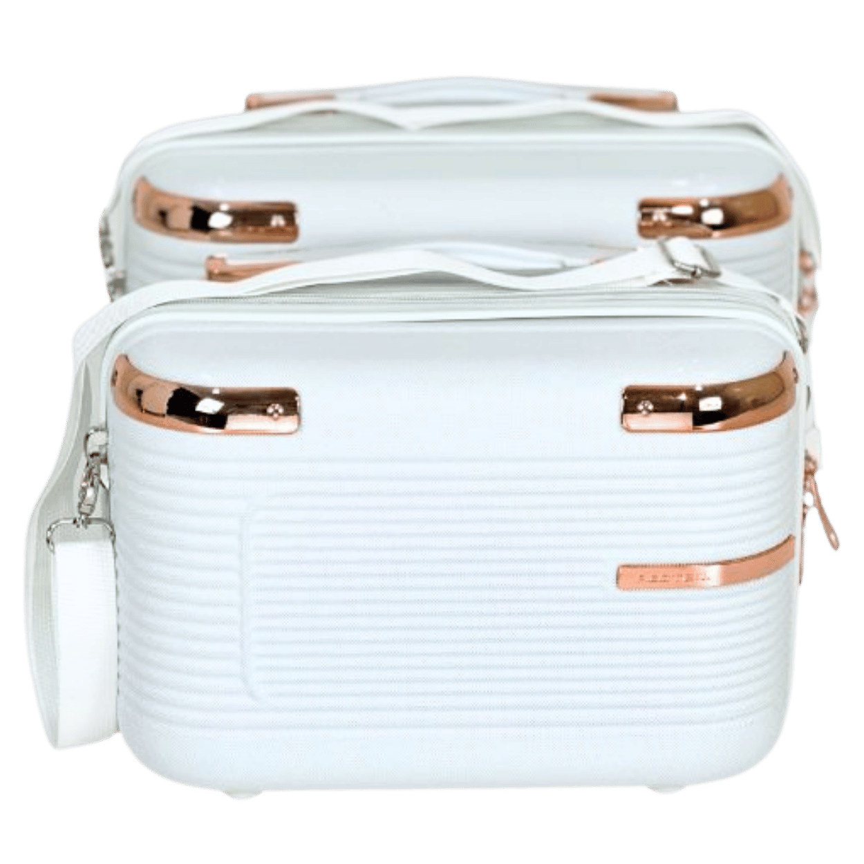Kit 2 Frasqueiras Madri (12 e 14 Polegadas) - Material ABS - COR Branco