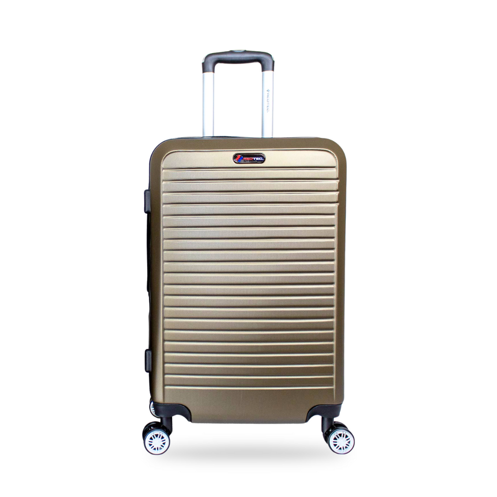 Mala de Viagem de 23kg Cuba de ABS com Rodas 360° e Cadeado Integrado