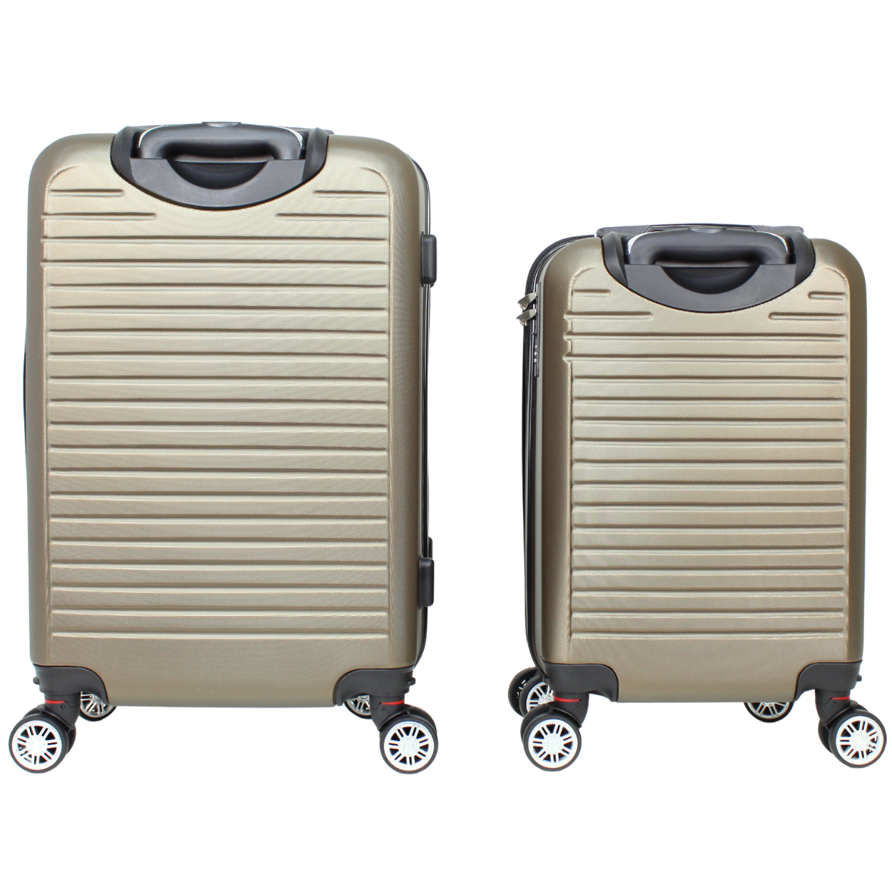 Kit 2 Malas Modelo Cuba 10kg e 23kg - Material ABS - COR Café