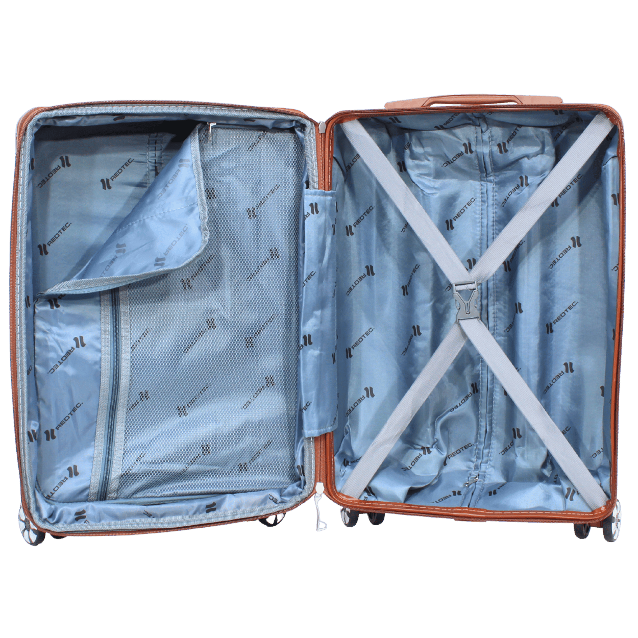 Kit Mala 10kg Modelo Bogotá Expansível e Uma Frasqueria - Material ABS - COR Bege