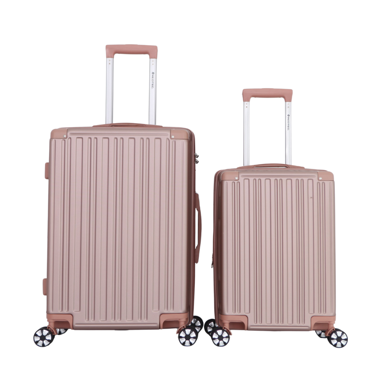 A104 MALAS BARCELONA EXPANSÍVEL KIT 2 P/M - TODA ROSE