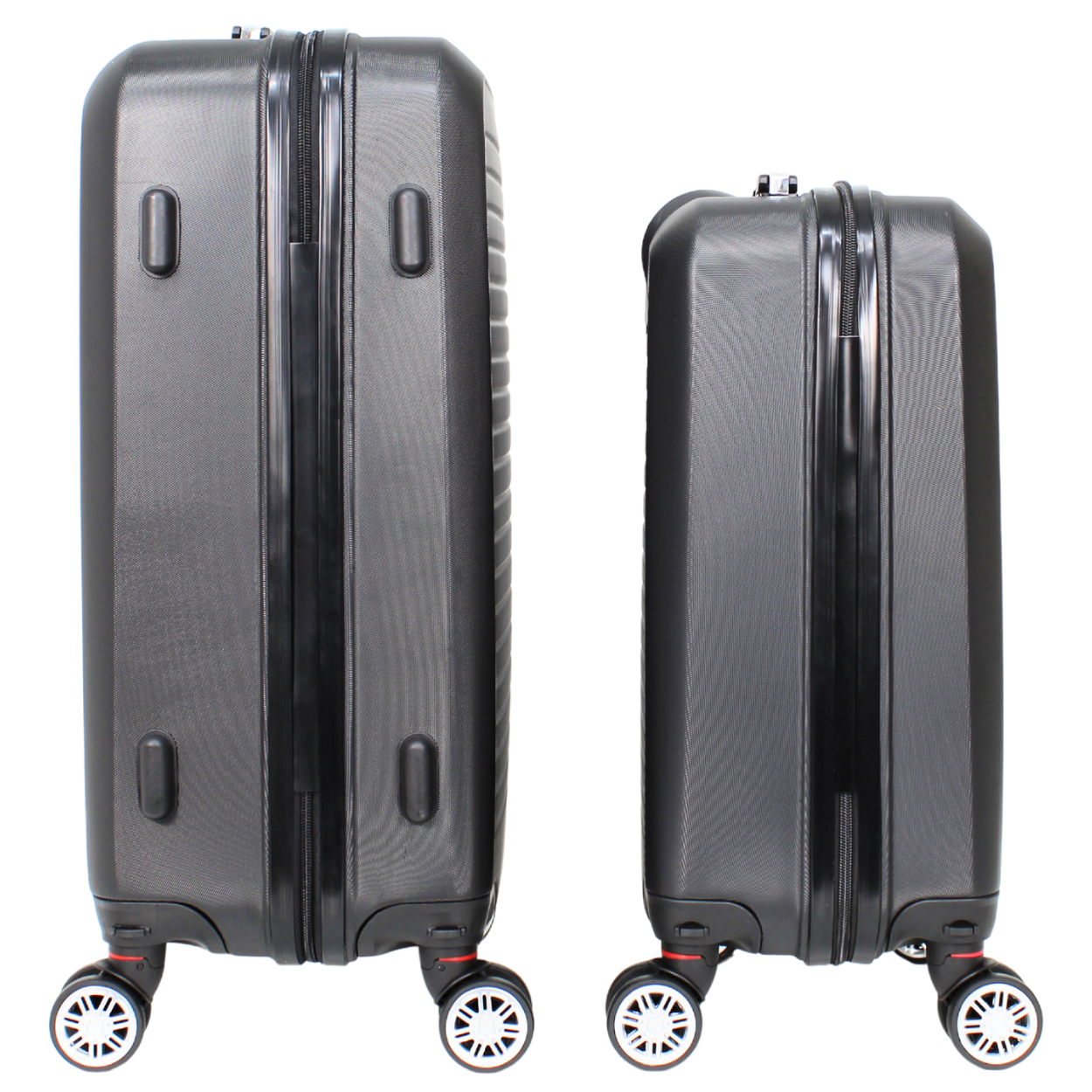 Kit 2 Malas Modelo Cuba 10kg e 23kg - Material ABS - COR Preto