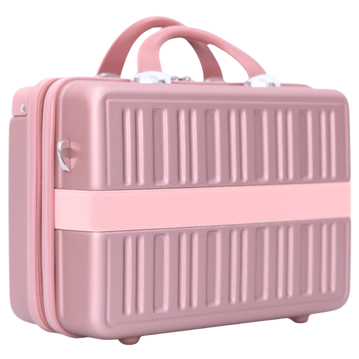 Kit 2 Frasqueiras Modelo Barcelona (12 e 14 Polegadas) - Material ABS - COR Rose