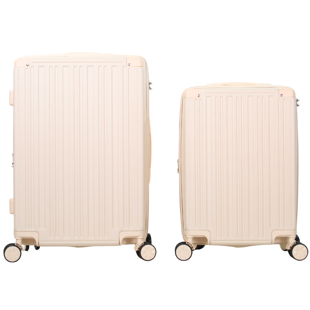 Kit 2 Malas de Viagem Barcelona Expansíveis (10kg e 23kg) ABS Rígido