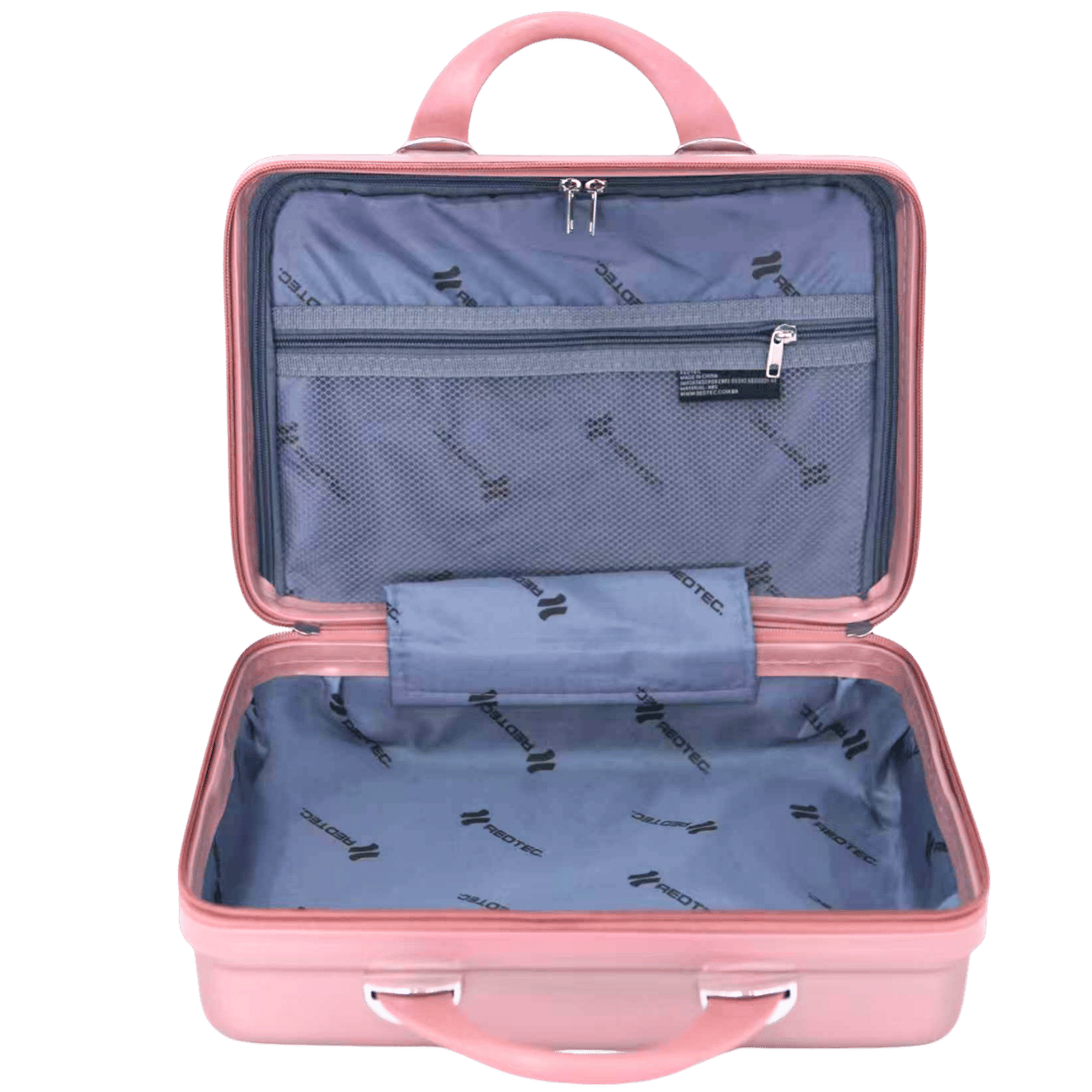 Kit 2 Frasqueiras Modelo Barcelona (12 e 14 Polegadas) - Material ABS - COR Rose
