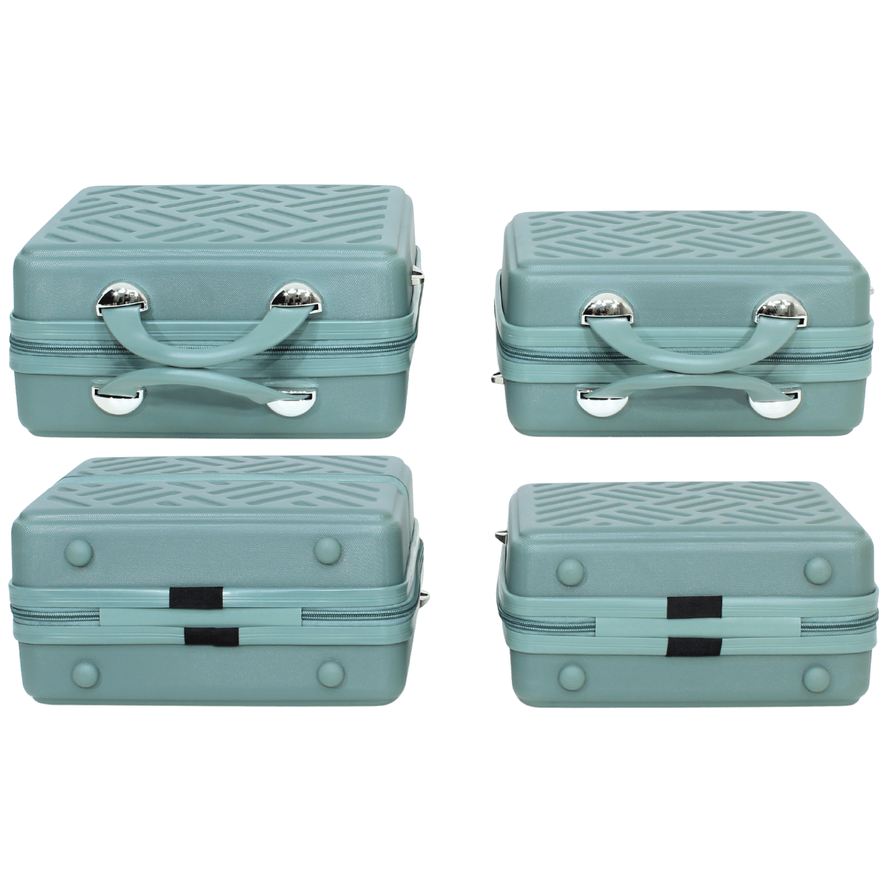 Kit 2 Frasqueiras Modelo Califórnia (14 e 16 Polegadas) - Material ABS - COR Verde
