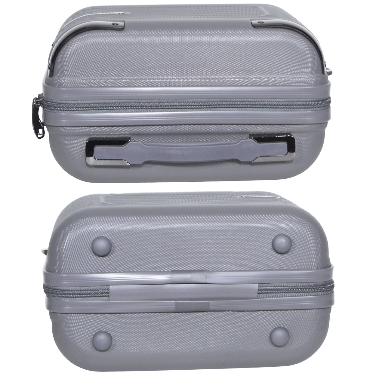 Kit 2 Frasqueiras Madri (12 e 14 Polegadas) - Material ABS - COR Cinza