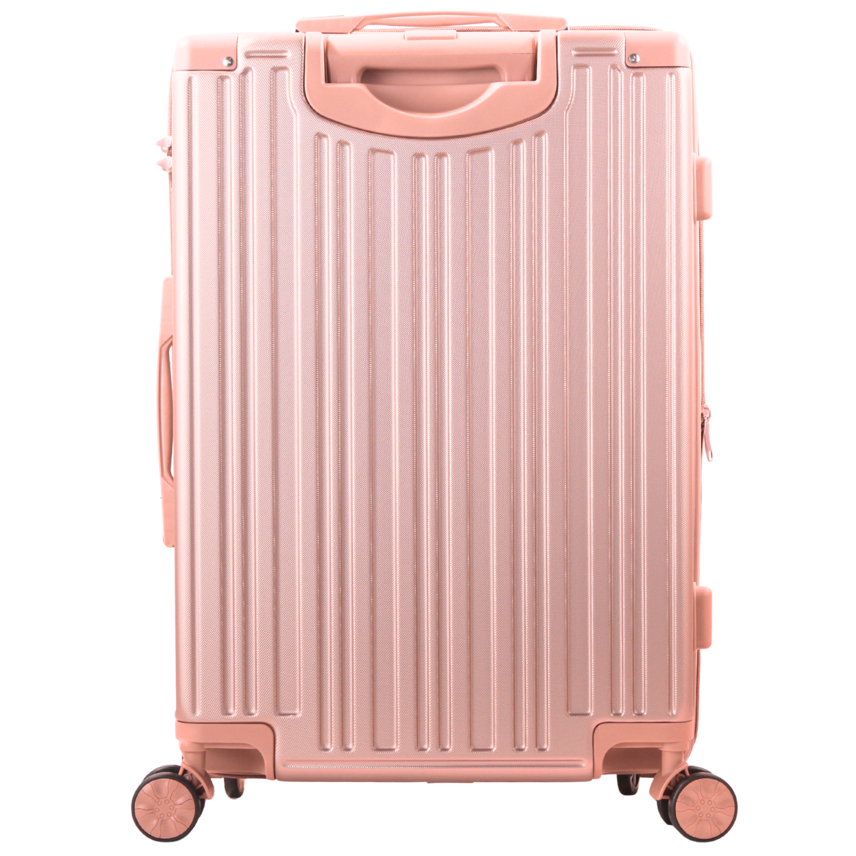 Kit 2 Malas Modelo Barcelona Expansível (10kg e 23kg) - Material ABS - COR Rose