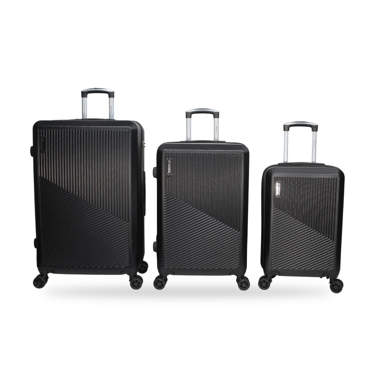 Kit 3 Malas de Viagem Tóquio 10kg, 23kg e 32kg na cor Preto – foto 2