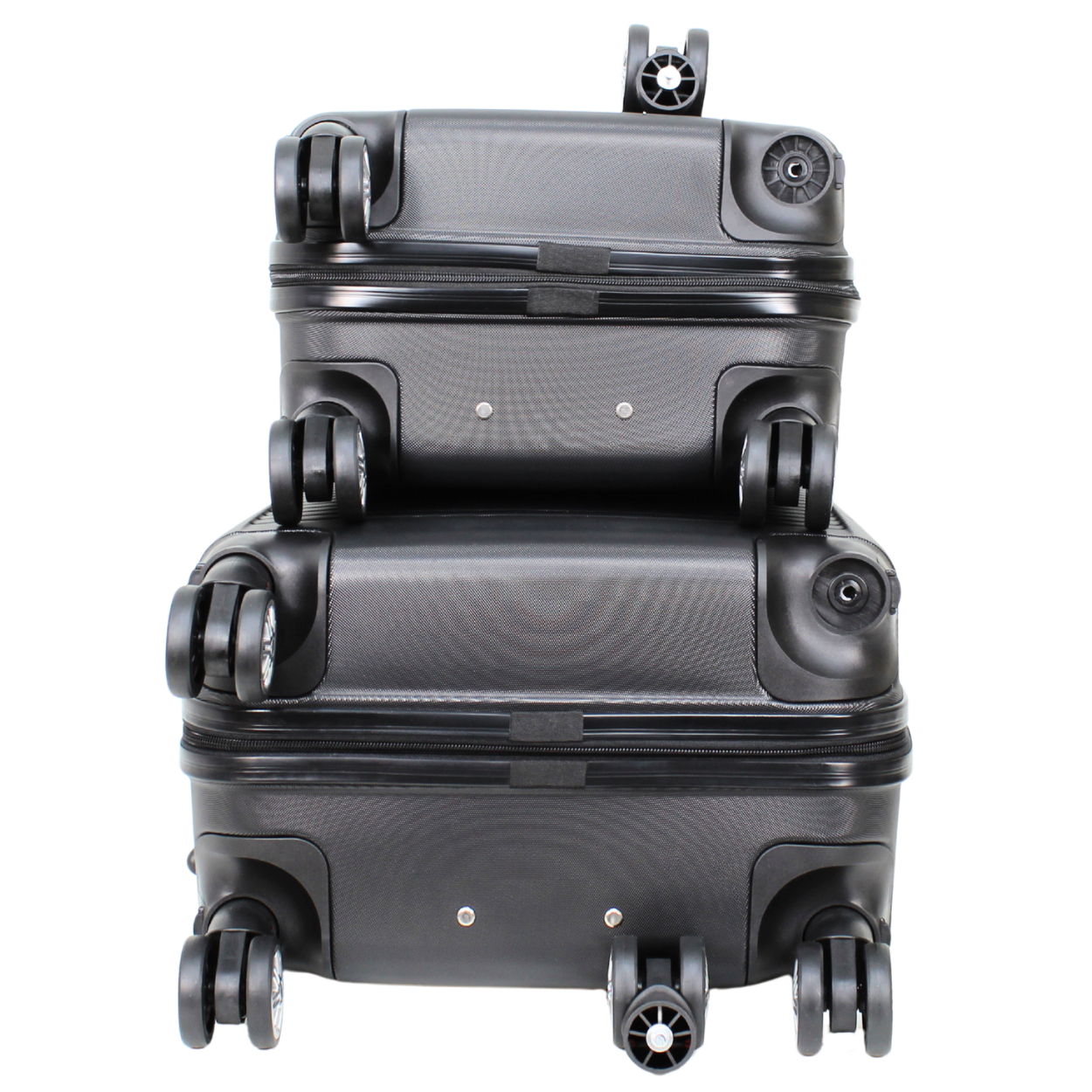 Kit 2 Malas Modelo Cuba 10kg e 23kg - Material ABS - COR Preto