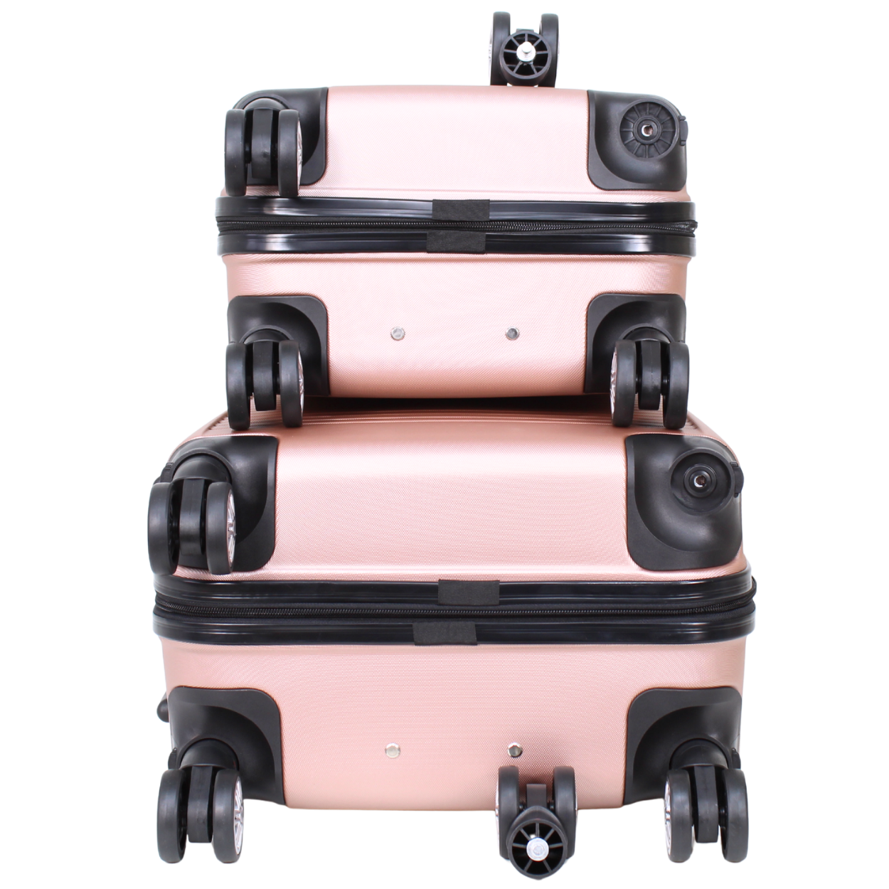 Kit 2 Malas Modelo Cuba 10kg e 23kg - Material ABS - COR Rose