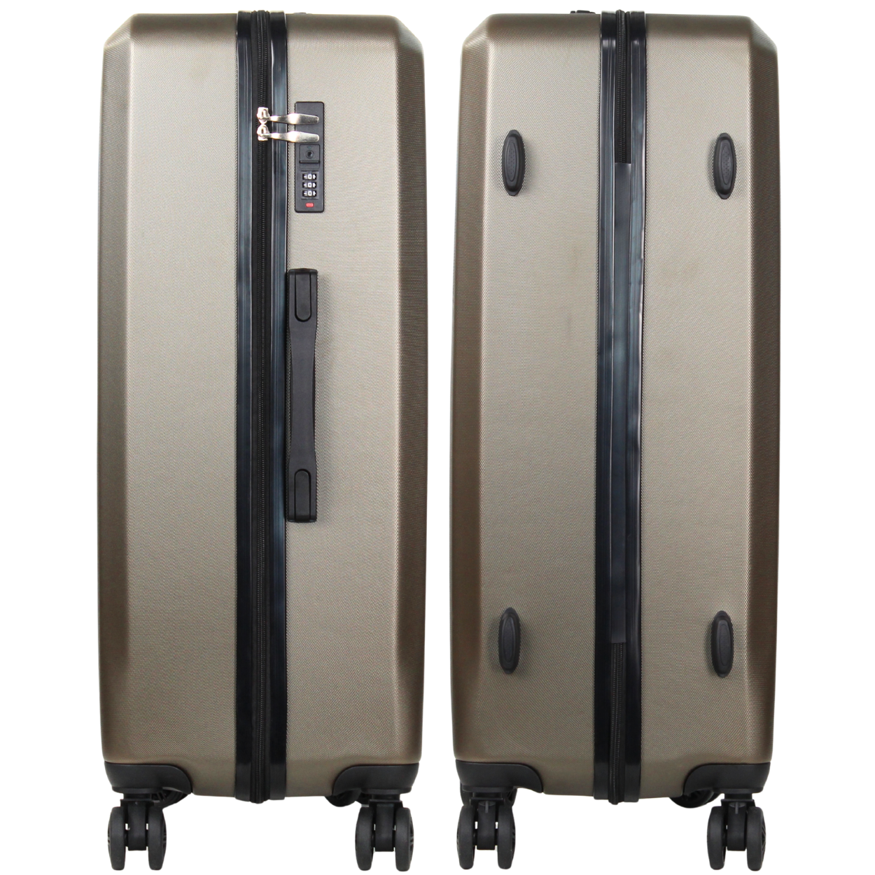 Kit 3 Malas de Viagem ABS Rígido Tóquio, Bordo 10kg, Média 23kg e Grande 32kg