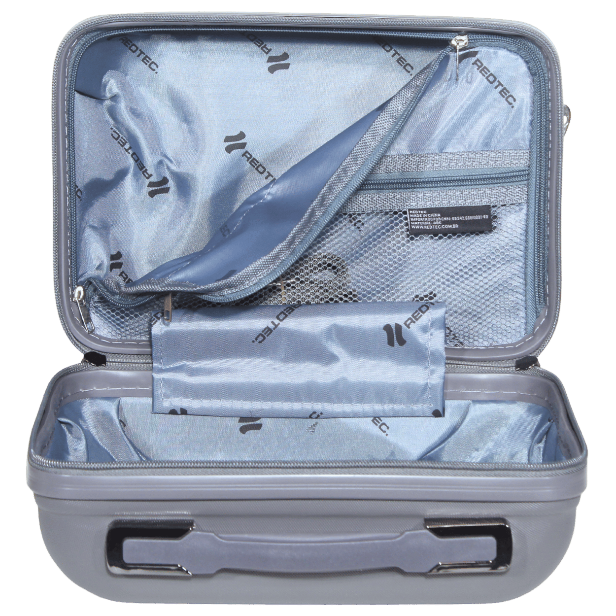 Kit 2 Frasqueiras Madri (12 e 14 Polegadas) - Material ABS - COR Cinza