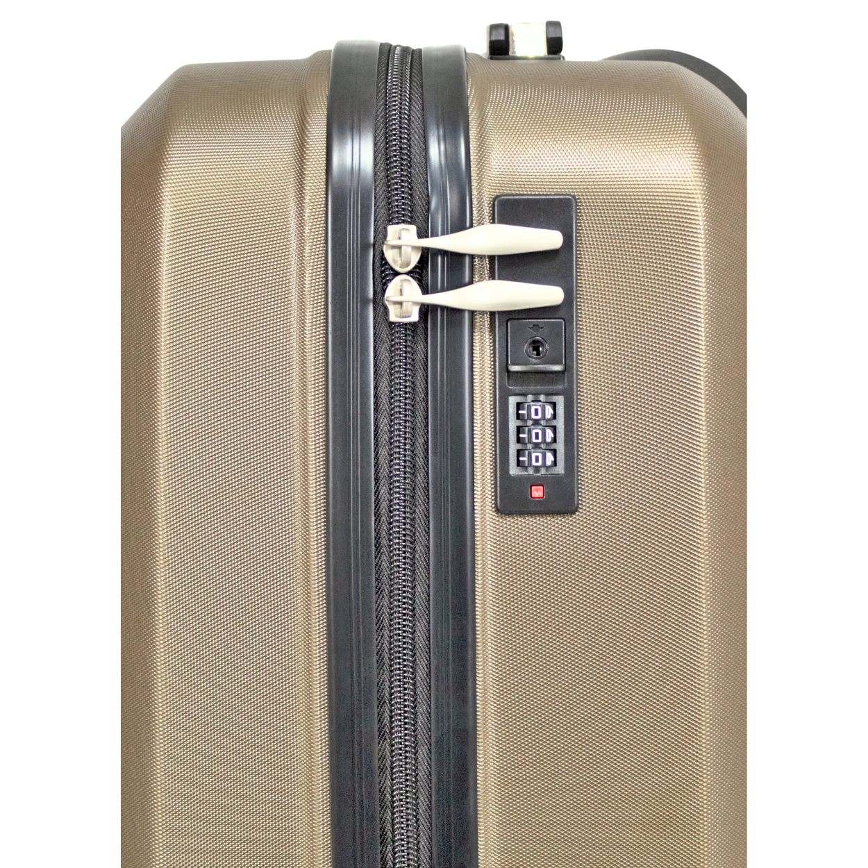 Kit 2 Malas Modelo Cuba 10kg e 23kg - Material ABS - COR Café