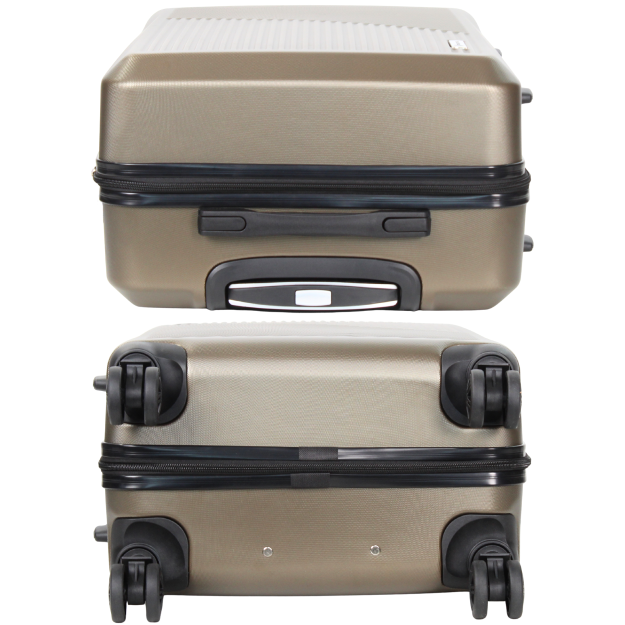 Kit 3 Malas de Viagem ABS Rígido Tóquio, Bordo 10kg, Média 23kg e Grande 32kg