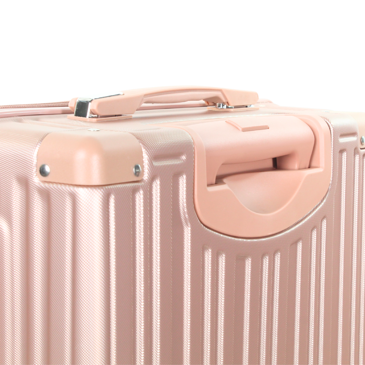 Kit 4 Peças de Malas de Viagem Barcelona em ABS: 2 Malas + 2 Frasqueiras
