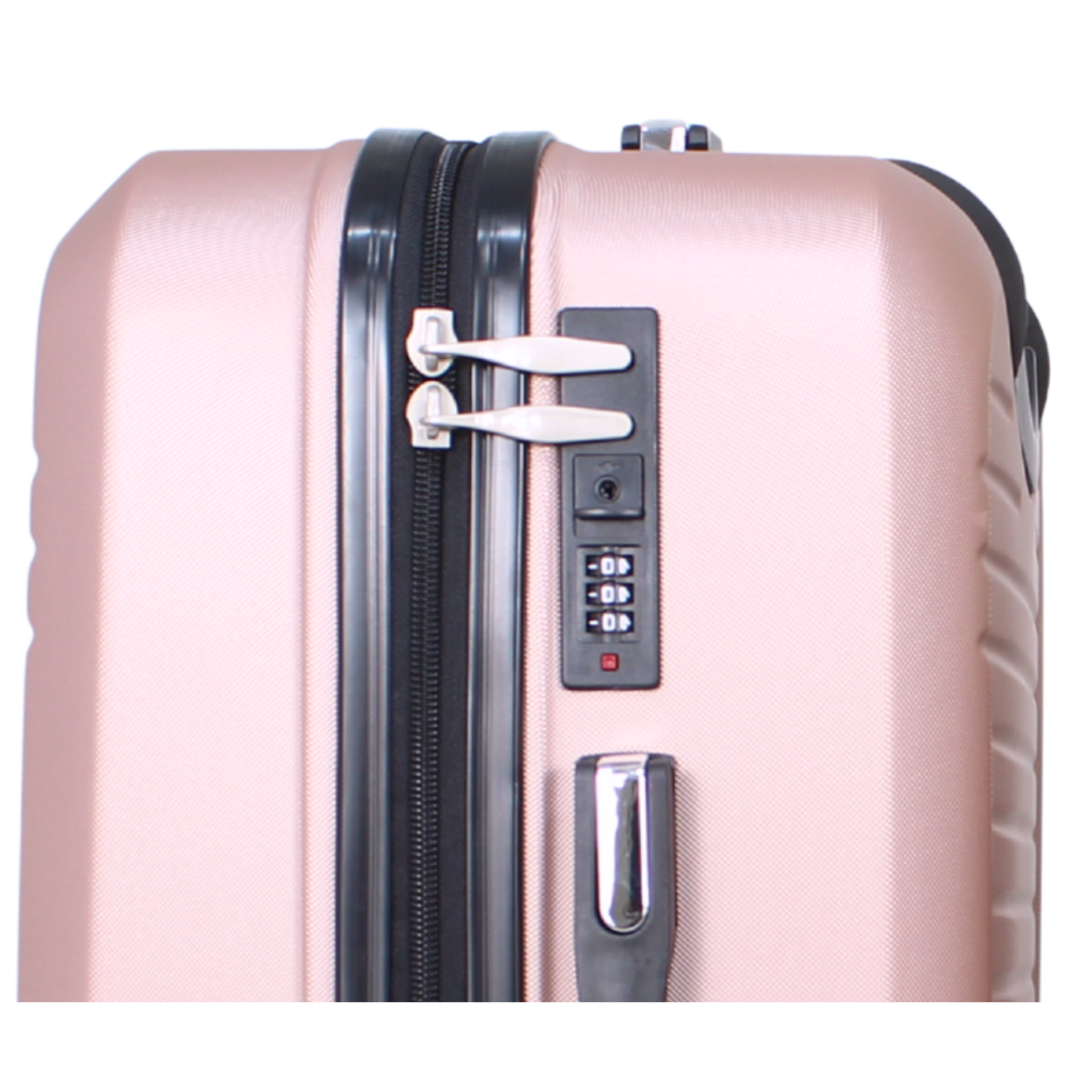 Kit 2 Malas Modelo Cuba 10kg e 23kg - Material ABS - COR Rose
