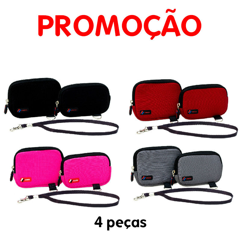 CASE 015 - PORTA DOCUMENTOS E MOEDEIRO