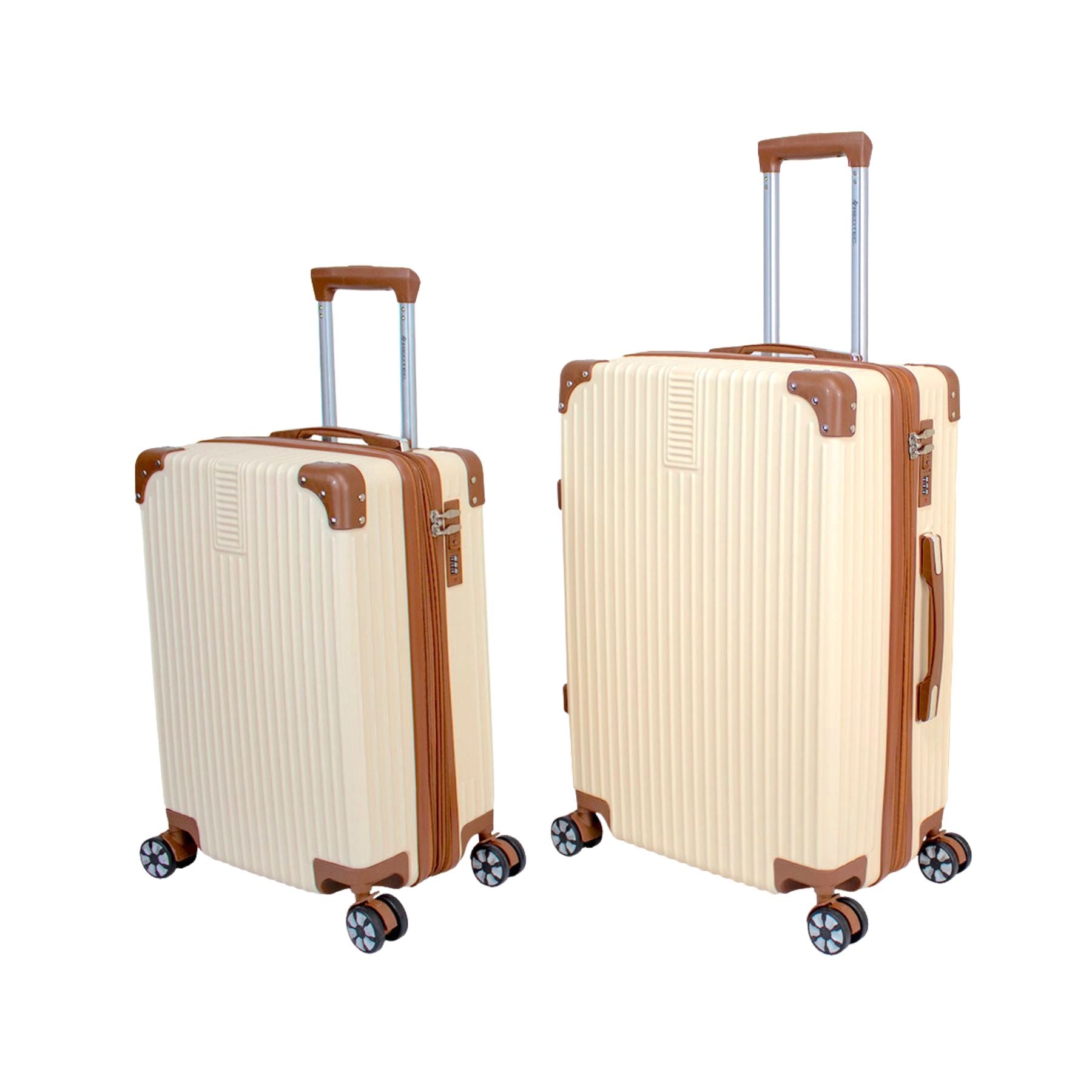 A102 MALAS BOGOTÁ EXPANSÍVEL KIT 2 P/M - BEGE