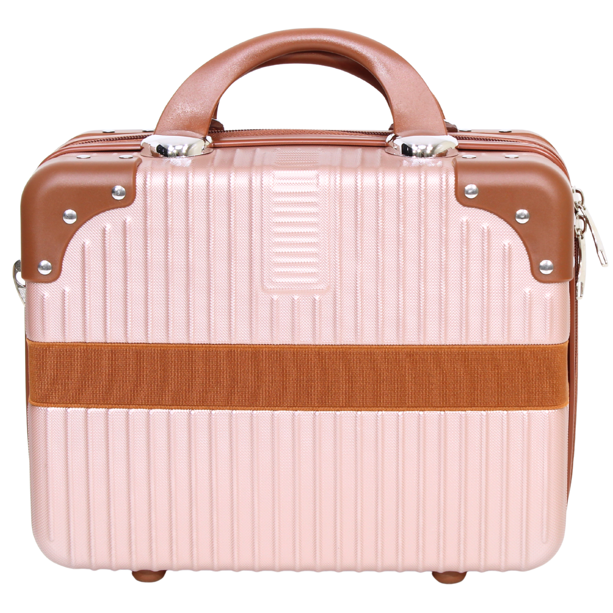 Kit Bogotá Malas Expansíveis 8kg e 10kg e Uma Frasqueira - Material ABS - ROSE