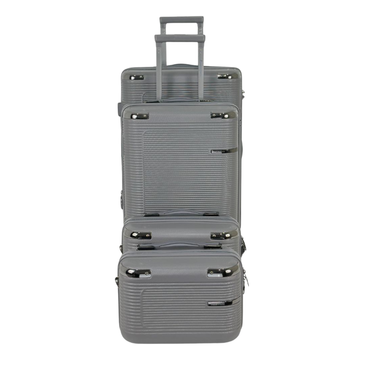 A5126 MALAS MADRI EXPANSÍVEL KIT 4 FP/FM/P/M - CINZA