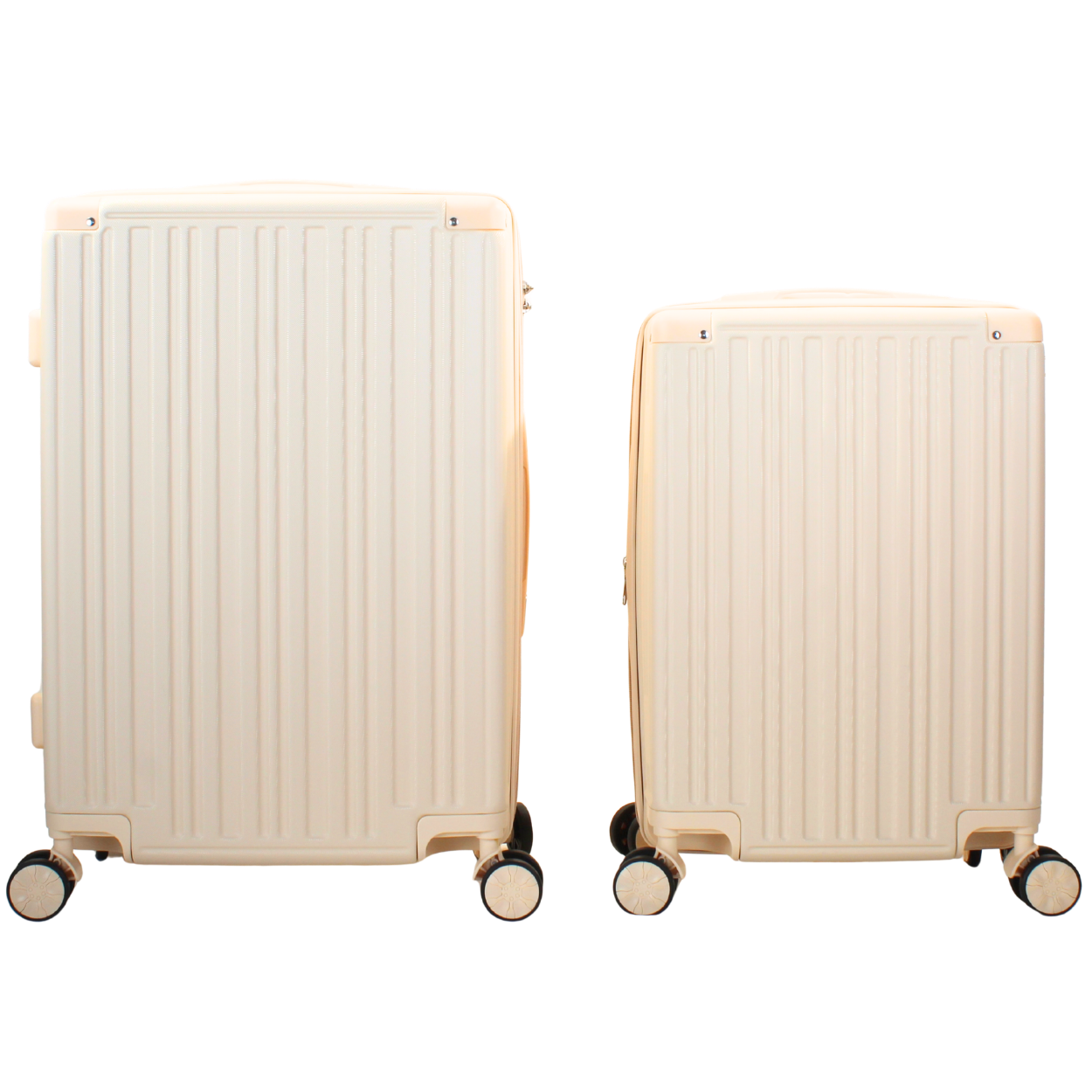 Kit com 2 Malas de Viagem Barcelona Expansíveis em ABS, 10 kg e 23 kg