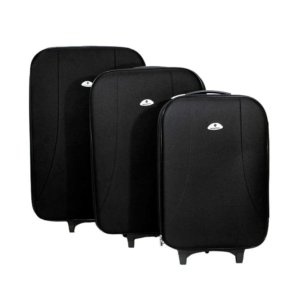 HON1603 MALAS BOLÍVIA KIT 3 P/M/G - PRETO