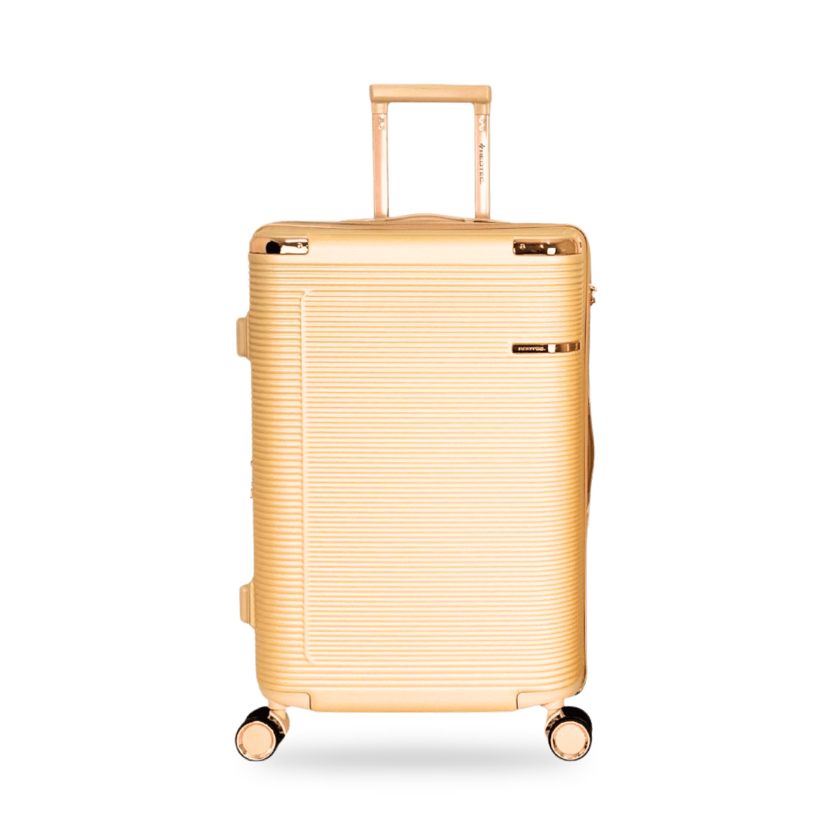 Mala de Viagem Expansível 23kg Madri de ABS na cor Dourado – foto 2