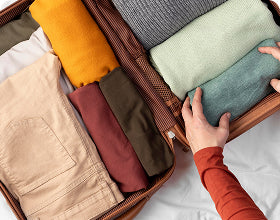 Fácil organização dos pertences