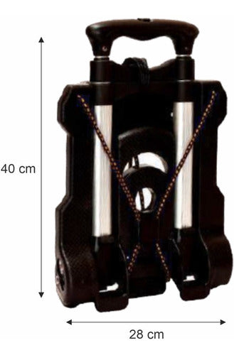 CARRINHO DE CARGA PORTATIL SUPORTA 50KG REDTEC