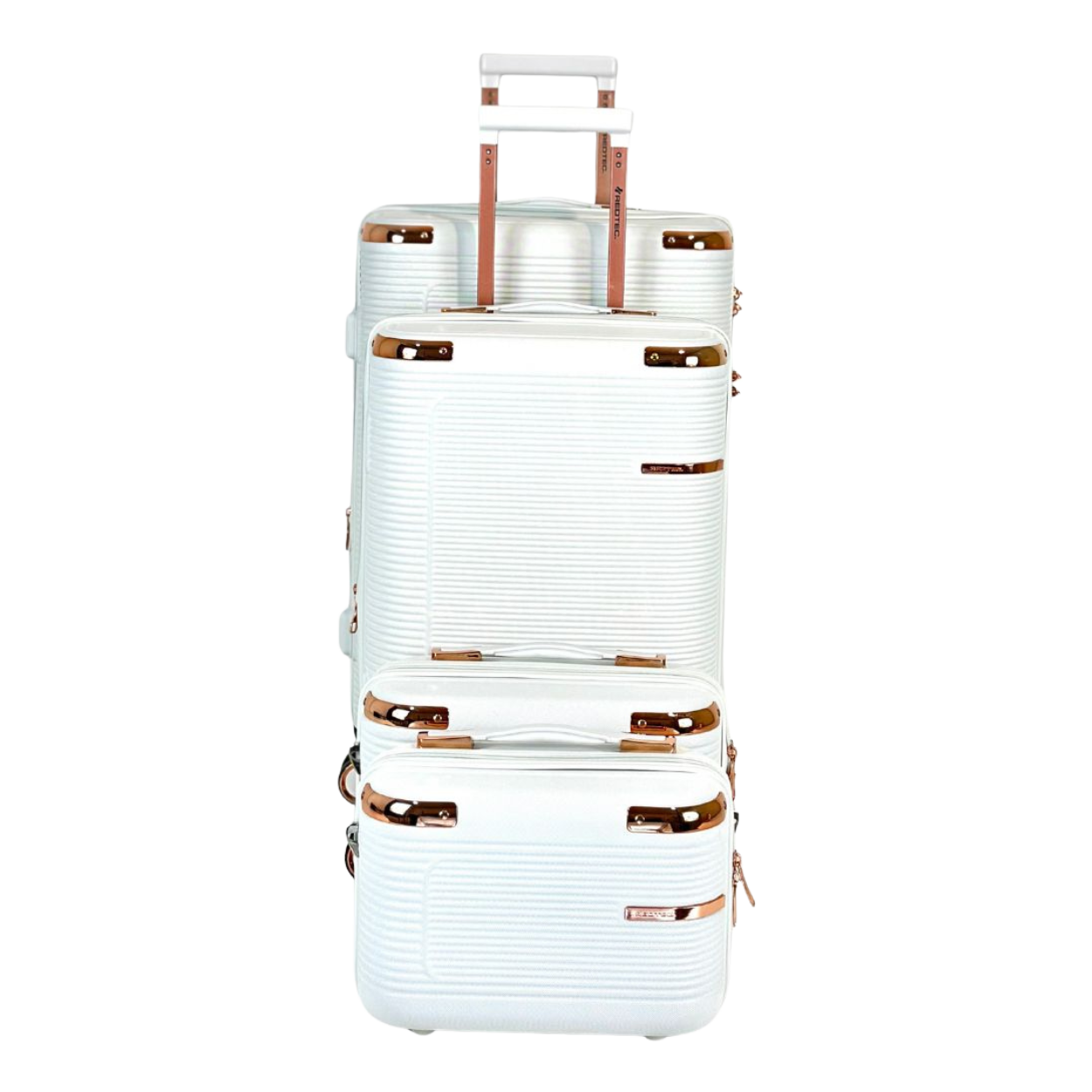 A5126 MALAS MADRI EXPANSÍVEL KIT 4 FP/FM/P/M - CREME